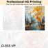 TUMOVO Adult Paint by Number, Forest Landscape Paint Number Kits Romantic Rustic Paint by Numbers for Adults Acrylic DIY Birch Paint-by-Numbers Ki...