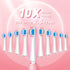 Electric Toothbrush for Adults with Holder and 10 Brush Heads, Rechargeable Toothbrush Electric Fast 2 Hr Charge Last 35 Days, 40000 VPM and 3 Mod...