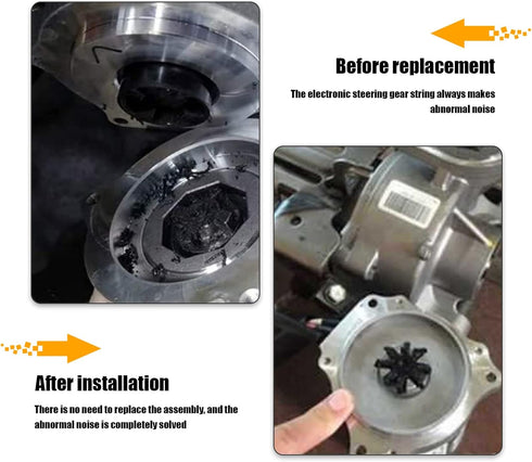 Miytsya Pack-2 Flexible Steering Coupler Replacement, Steering Coupling Steering Column Motor Fits Hyundai and Kia, 56315-2K000FFF Automotive Powe...