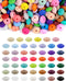 480PCS FIVEIZERO Silicone Beads,48 Colors 12mm Silicone Beads Bulk for Keychain Making,Silicone Beads Bulk for Bracelet Necklace DIY Crafting...