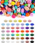 480PCS FIVEIZERO Silicone Beads,48 Colors 12mm Silicone Beads Bulk for Keychain Making,Silicone Beads Bulk for Bracelet Necklace DIY Crafting...