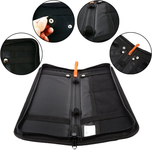 Hoshin Travel Tie Case, Cufflinks Necktie Storage Box Tie Holder Gift for Mens...