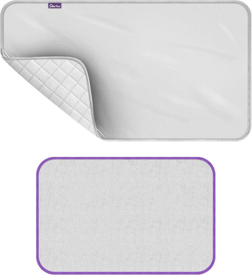 The Quilted Bear Travel Ironing Mat & Iron Mesh Cloth - Portable Ironing Board Travel Table Mat for Mini Steam Iron with Ironing Scorch Mesh Inclu...