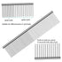 Metal Comb for Dogs, Metal Dog Combs, 2 Pack Cat Comb with Rounded Ends Stainless Steel Teeth, Professional Grooming Tool for Long and Short Matte...