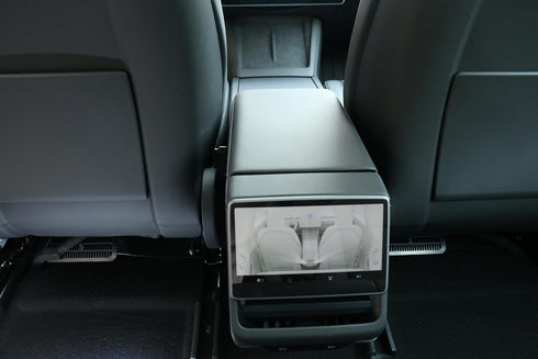 Tesla Model 3 updated rear seat air vent mask, snap fit installation of rear seat air conditioning vent grille protector, compatible with Tesla Mo...