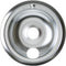 GE WB31T10011 Genuine OEM 8" Burner Drip Bowl (Chrome) for GE Electric Ranges