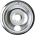 GE WB31T10011 Genuine OEM 8" Burner Drip Bowl (Chrome) for GE Electric Ranges