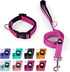 IVY&LANE Reflective Dog Collar and Leash Set,Adjustable Neoprene Padded Dog Collars, Breathable Nylon Pet Collar for Small Medium Large Dogs, 5FT ...