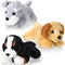 Skylety 3 Pcs 7.87 Inches Dog Stuffed Animal Plush Dog Soft Plush Dog Pillow Toy Fluffy Puppy Set for Christmas Girls Baby Kids Dog Party Favor Bi...
