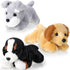 Skylety 3 Pcs 7.87 Inches Dog Stuffed Animal Plush Dog Soft Plush Dog Pillow Toy Fluffy Puppy Set for Christmas Girls Baby Kids Dog Party Favor Bi...