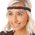 Hipsy Adjustable No Slip Cute Fashion Black Headbands for Women Gift Packs (Black Sparkly Headband 4pk)...