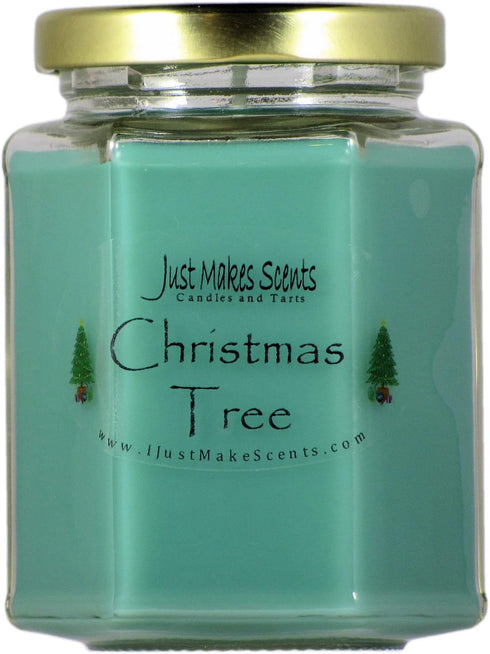 3 Pack - Christmas Tree Scented Blended Soy Candle | Real Christmas Tree Fragrance | Hand Poured in The USA by Just Makes Scents...