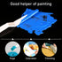 30Pcs Plastic Spatula Palette Knives, Palette Knife Set Thin and Flexible Art Knife Tools Pallet Knife for Acrylic Paint Painting Knife Mixing,Spr...