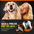 Dog Nail Grinder Upgraded Dog Nail Trimmers Clipper with 2 LED Light, 2 Speed Rechargeable Electric Pet Nail Grinder Quiet Low Noise for Small Med...
