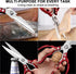 CGBE Kitchen Scissors, Multi-Purpose Kitchen Shears, Heavy Duty Dishwasher Safe Food Scissors, Non Slip Stainless Steel Sharp Cooking Scissors for...