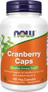 NOW Supplements, Cranberry Caps with Added Vitamin C, Healthy Urinary Tract*, 100 Veg Capsules...