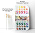 Transon 48 Colors Watercolor Paint Set with 4pcs Paint Brushes for Adults, Students, Beginners and Artists...