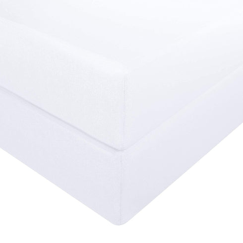 NTBAY 2 Pack 100% Brushed Microfiber Fitted Crib Sheet, Super Soft and Cozy 28x52 Crib Sheet for Standard Crib and Toddler Mattresses, Boys, Girls...