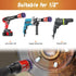 Metal Rescue Stud Hub Rust Removal Tool-Stud Cleaner Wheel Cleaning Tool, Screws, Bolts and Metal Surfaces for 1/2" Impact Wrenches or Electric Dr...