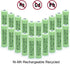 AA Ni-MH 600mAh 1.2V Rechargable Solar Light Batteries for Outdoor Solar Lamps Garden Lights Remotes Mice(20Pcs)...
