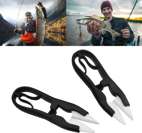 Insulated U-shaped Ceramic Scissors Multipurpose High Hardness Cutter For Cutting Battery Cable Mobile Phone Repair Tool Embroidery Tools Supplies...