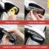 UYYE 2 Pcs Car Side Mirror Rain Visor Guard, Car Accessories,PVC Car Rear View Mirror Rain Eyebrow, Waterproof Auto Mirror Rain Visor Guard for Mo...