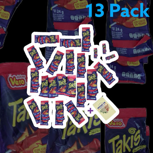 Takis Lollipops | Takis Party Size (12 Count) | Paleta Takis | Takis Fuego | Bulk of Paletas Takis | Takis Paleta | Takis Fuego Lollipop | Taki Lo...