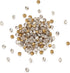 Fashewelry 2mm Pointed Back Clear Glass Rhinestone 1440Pcs Faceted Diamond Loose Stone with Golden Back Mini Crystal Diamante Gems for Nail Art Cr...
