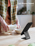 Phone Stand, Aluminum Phone Holder for iPhone 16 15 14 13 12 11 X 8 7 6 Plus 5, Tablet, Samsung, Huawei, Suitable for All Smartphones, Adding a To...