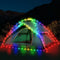 Camping Tent String Lights, 40Ft 120 LEDs 8 Modes Color Changing LED Rope Lights Battery Powered with Remote Control, Outdoor Waterproof LED Tent ...