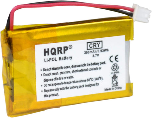 HQRP Battery Works with VXI Blue Parrott 052030, 502030 BlueParrott B250-XT, B250-XT+ Wireless Bluetooth Headset, Roadwarrior, Blue-Parrot PL60203...