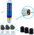 5" Shift Auto Knob, Car Gear Stick Shifter Handle Fit Most Automatic Manual Transmissions, Blue-Silver...