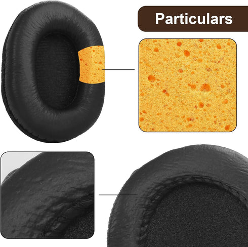 MDR-V6 Earpads Replacement Ear Cushions Cover Compatible with Sony MDR-7506, MDR-V6, MDR-V7, MDR-CD900ST Headphones Ear Pads Comfort Memory Foam E...