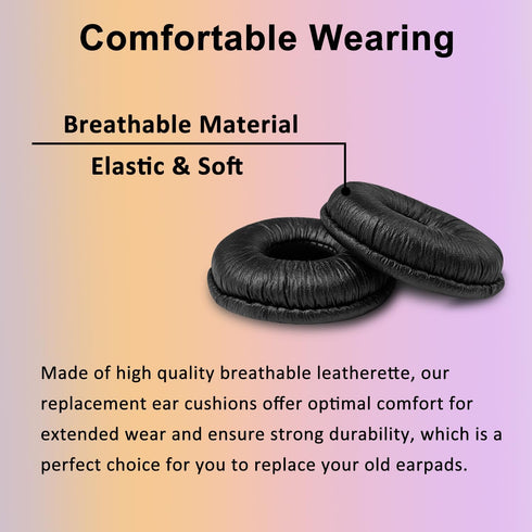 Ear Cushions for Plantronics Headset, 50mm Replacement Headphone Earpads Covers for Plantronics HW251N 510 520 Blackwire 3210 3220 3310 3320 Jabra...