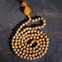 HealthAndYoga™ Tulsi Wood Mala (108 + 1 Round 8mm Beads with Tassel)- Holy Basil Plant Wood - Hand Knotted Rosary String for Mantra Chanting, Pray...