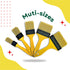 Paint Brushes for Walls 5 pcs, Chip Brush Set, 1, 1, 2, 2, 3 inch | Chalk Paint Brush for Furniture, Wax Brush, Disposable Brush, Trim Paint Brush...