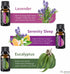 Essential Oils Set - 4 Oils & 2 Blends, Top 6 Oils for Diffusers for Home, Relief, Serenity Dream Oil Blend Aromatherapy, Peppermint, Orange, Lave...
