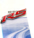 Yoaoo 2Pack OEM Chrome Rs R S Emblems Badges Sticker 3D Logo Metal Compatible with Zl1 1LE Series Chrome Red...