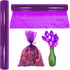 AnapoliZ Cellophane Wrap Roll Purple | 100’ Ft. Long X 16” in. Wide | 2.3 Mil Thick Translucent Purple | Gifts, Baskets, Treats, Cellophane Wrappi...