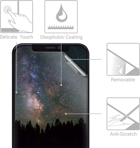 kwmobile Screen Protectors Compatible with Apple iPhone 12 / iPhone 12 Pro Screen Protector - 3X Ultra-Clear Transparent Phone Films...