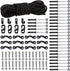Deck Rigging Kit Accessory - 19.7 FT Bungee Cord with Deck Loops Tie Down Pad Eyes and J - Hooks and Bungee Cord Hook Screws & Rivets for Kayaks C...