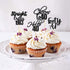 Gyufise 48 Pack Black Glitter Hello 40 Cupcake Toppers Glitter Forty Cheers to 40 Straight Outta 1983 Cupcake Picks for 40th Birthday Anniversary ...