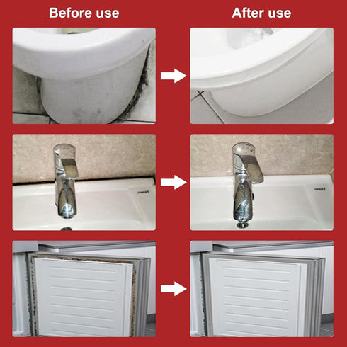 BROUYOUE Stain Remover Cleaning Gel,Bathroom Cleaning Gel,Home Stain Cleaner Remover Gel,Tile Grout Cleaner for Bathroom Tile Floors Wall Doors & ...