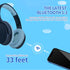 Bluetooth Headphones Over Ear, Noise Isolation Wireless Headphone for Teenger Adult Children for Home Travel Office School Phone Music use (Blue)...