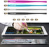 AULEEP Capacitive Stylus Pens for Touch Screen with 4 Pack 6 Nanofiber Tips Compatible for Phones, Tablets, iPads, Kindles (Silver Balck Rose Blue...