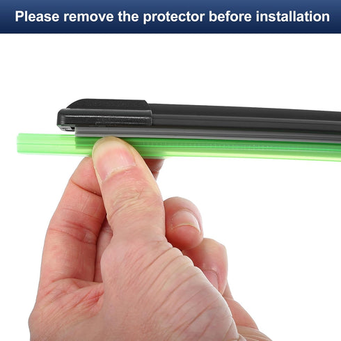 X AUTOHAUX 2pcs 28"+21" Silicone Front Windshield Wiper Blade for BMW I3 2014-2021 for BMW I8 2014-2020 Windscreen Wiper OE Replacement Set All-Se...