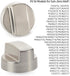 811195 Wolf Hood Knob Part Fit 56 Models for Sub-Zero Wolf Pro Ventilation Hood Knob Replacement 805328 KIP5D44 5D44 B002MFNQ34 - ?2 Pack?