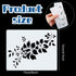 20 Pieces Wildflower Stencils for Painting Template Flower Stencils Wall Stencils Reusable Spring Stencils PET DIY Drawing Templates Stencils for ...
