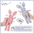 Moni's Choice Stuffed Animal Baby Bunny Rabbit Plush Knitted Doll Baby Sleep Toy Newborn (Pink)...