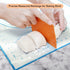 Silicone Baking Mat with Measurements, Pastry/Fondant/Dough Rolling Counter/Oven Liner Mat, 20''(W)28''(L) Blue...